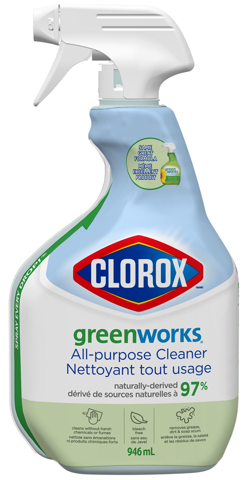 Nettoyant tout usage Clorox Green Works®, 946 mL