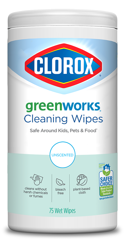 Clorox® Green Works® Cleaning Wipes, Unscented